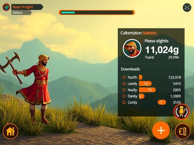Naan Knight download statistics chart
